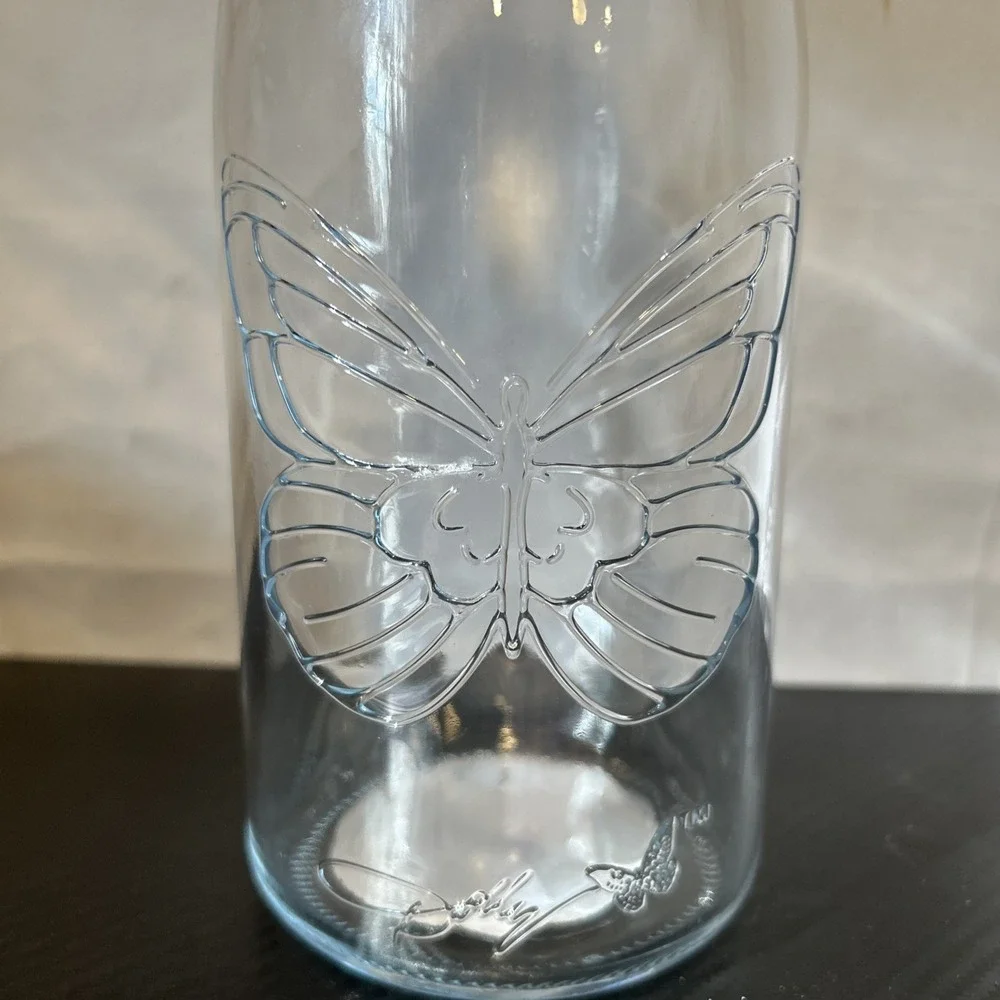 New Dolly Parton Spring 2026‎ 47oz  Butterfly Glass Clamp Jar
